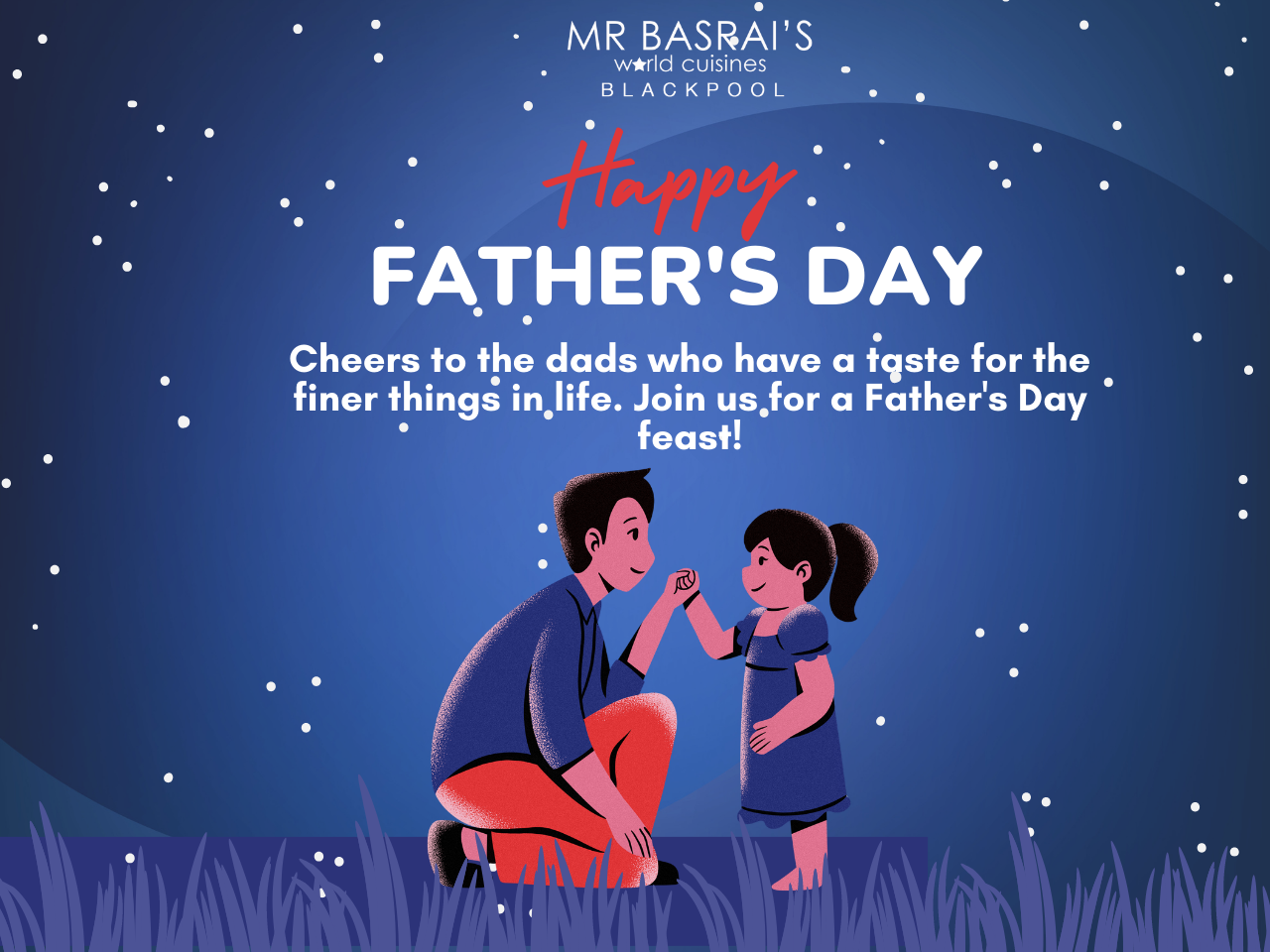Dads bring flavor to our lives, so let us treat them to a delicious meal this Father’s Day!